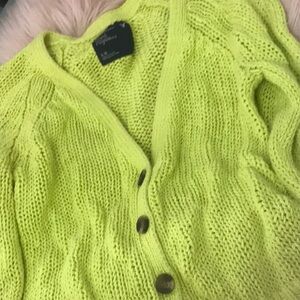 American eagle outfitters light green size L long sleeve cardigan